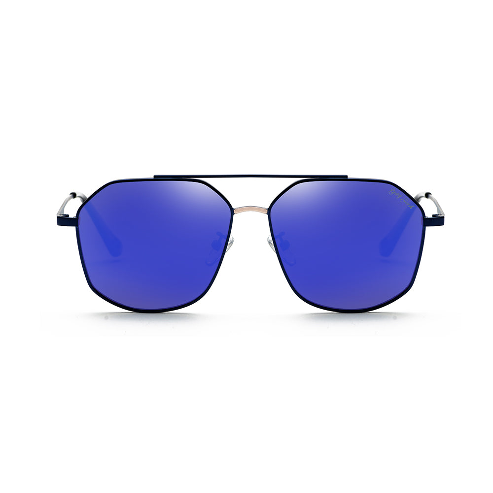 Blue Gold Frame Blue Lens