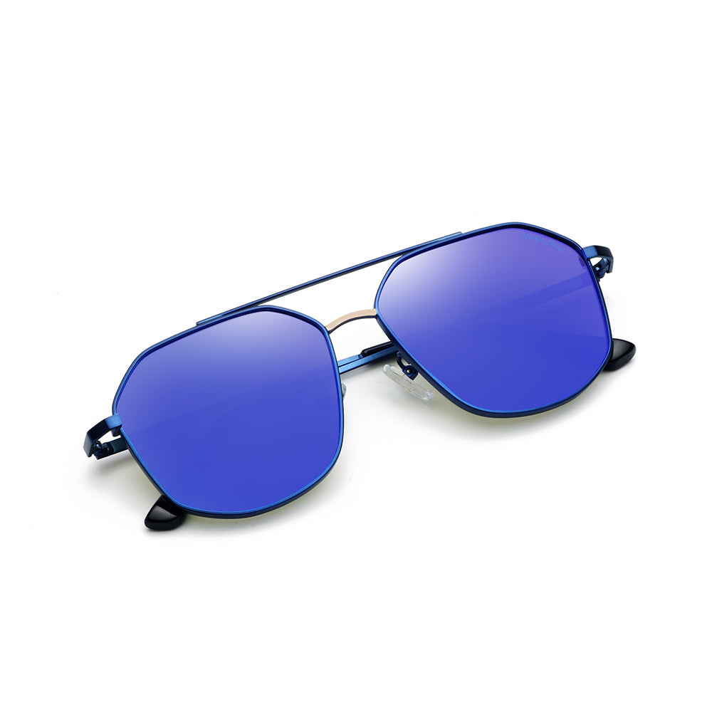 Blue Gold Frame Blue Lens