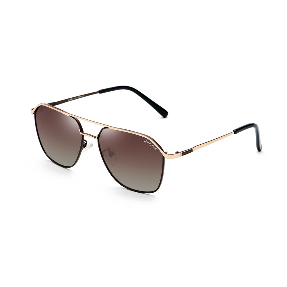 Gold Brown Frame Gradient Brown Lens