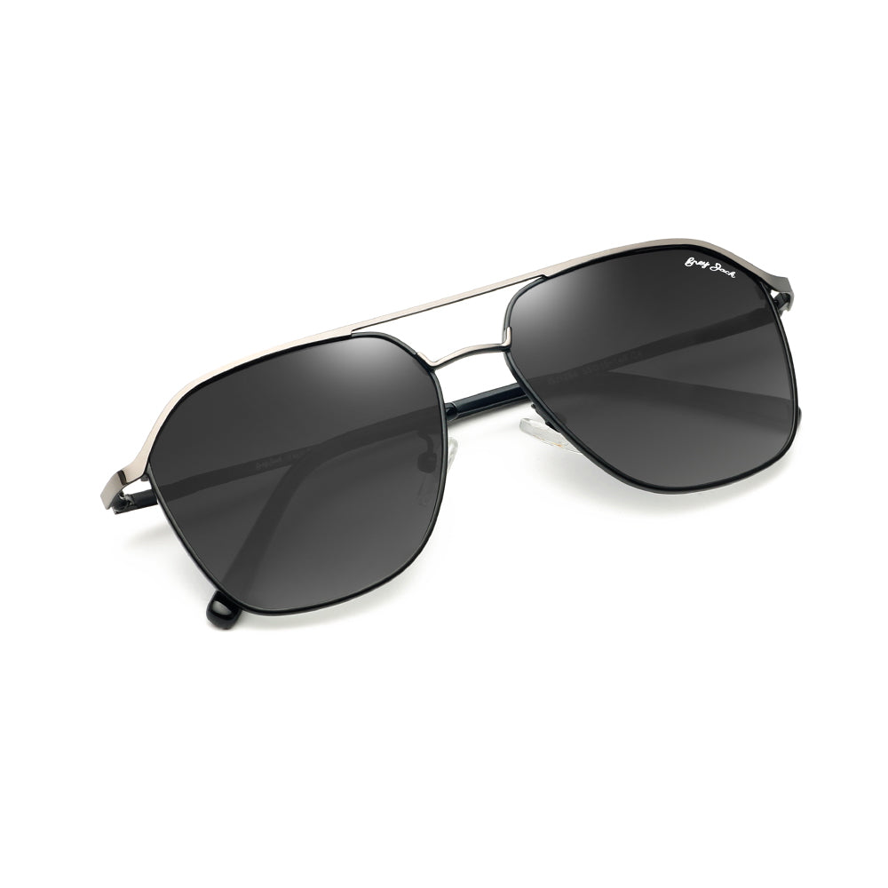 Black Gun Frame Gradient Black Lens