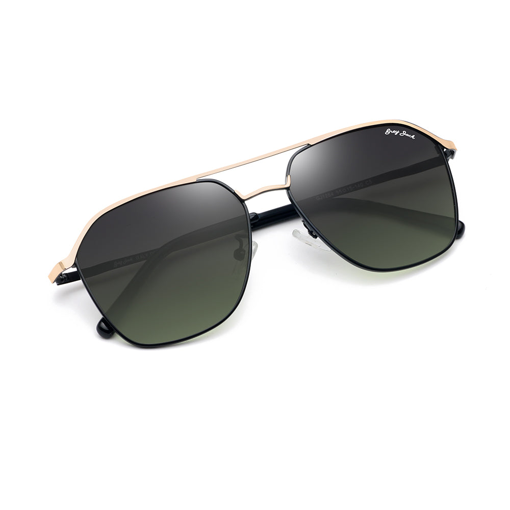 Gold Black Frame Gradient Green Lens Silver Black Frame Ice Blue Lens