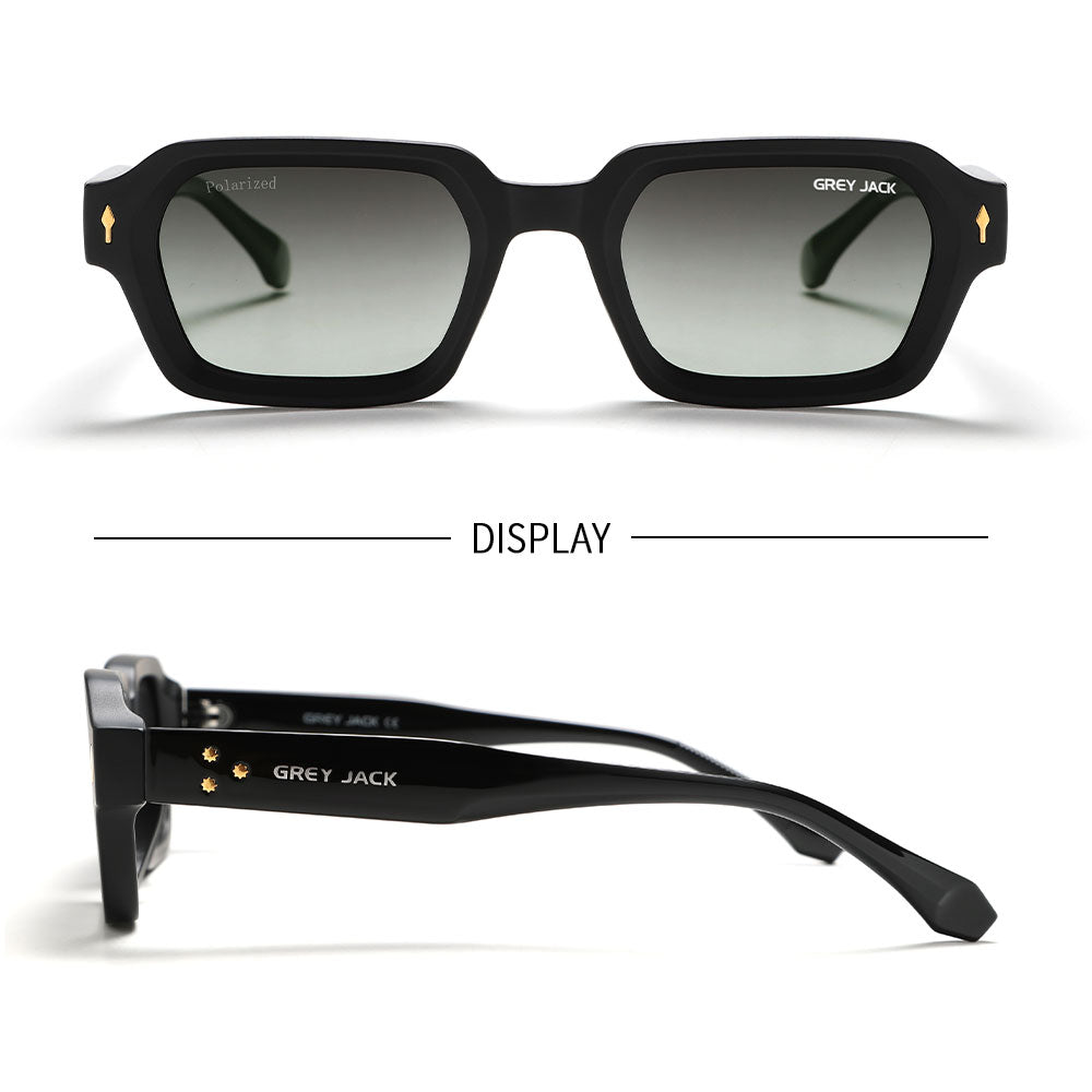 Matte Black Frame Double Green Lens