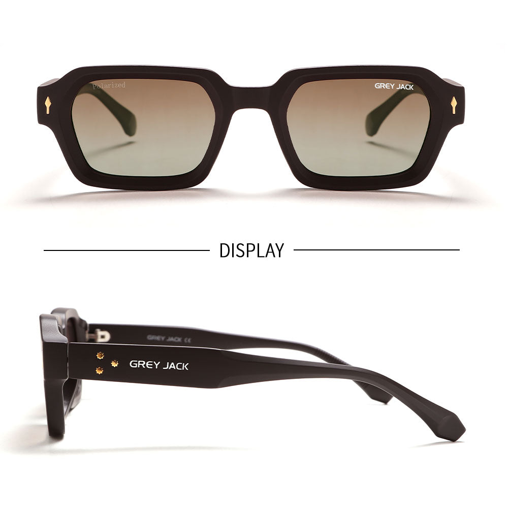 Matte Brown Frame Double Brown Lens