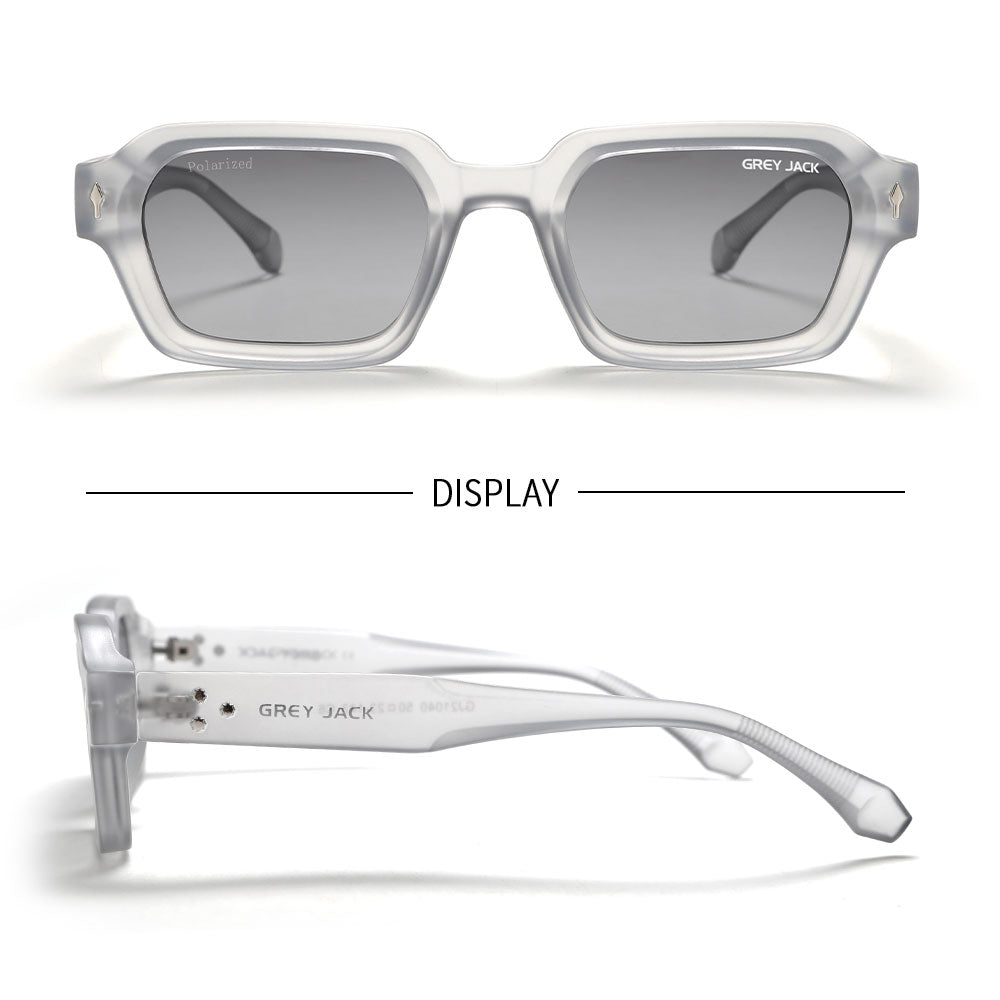 Matte Grey Frame Double Light Grey Lens