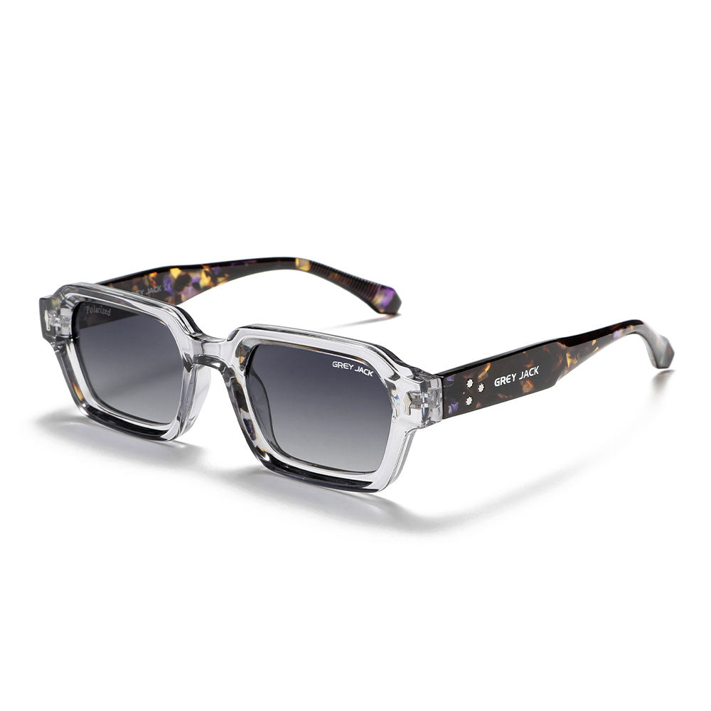 Transparent Grey Frame Double Grey Lens