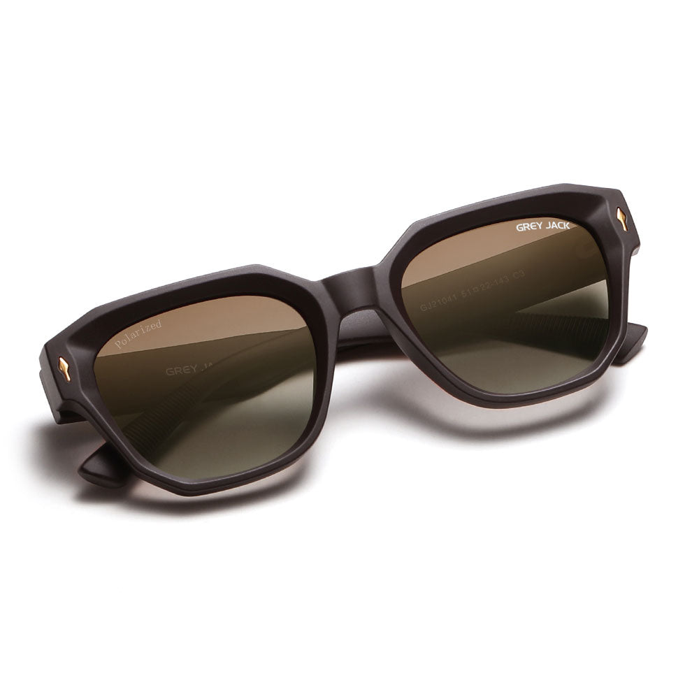 Matte Brown Frame Double Brown Lens