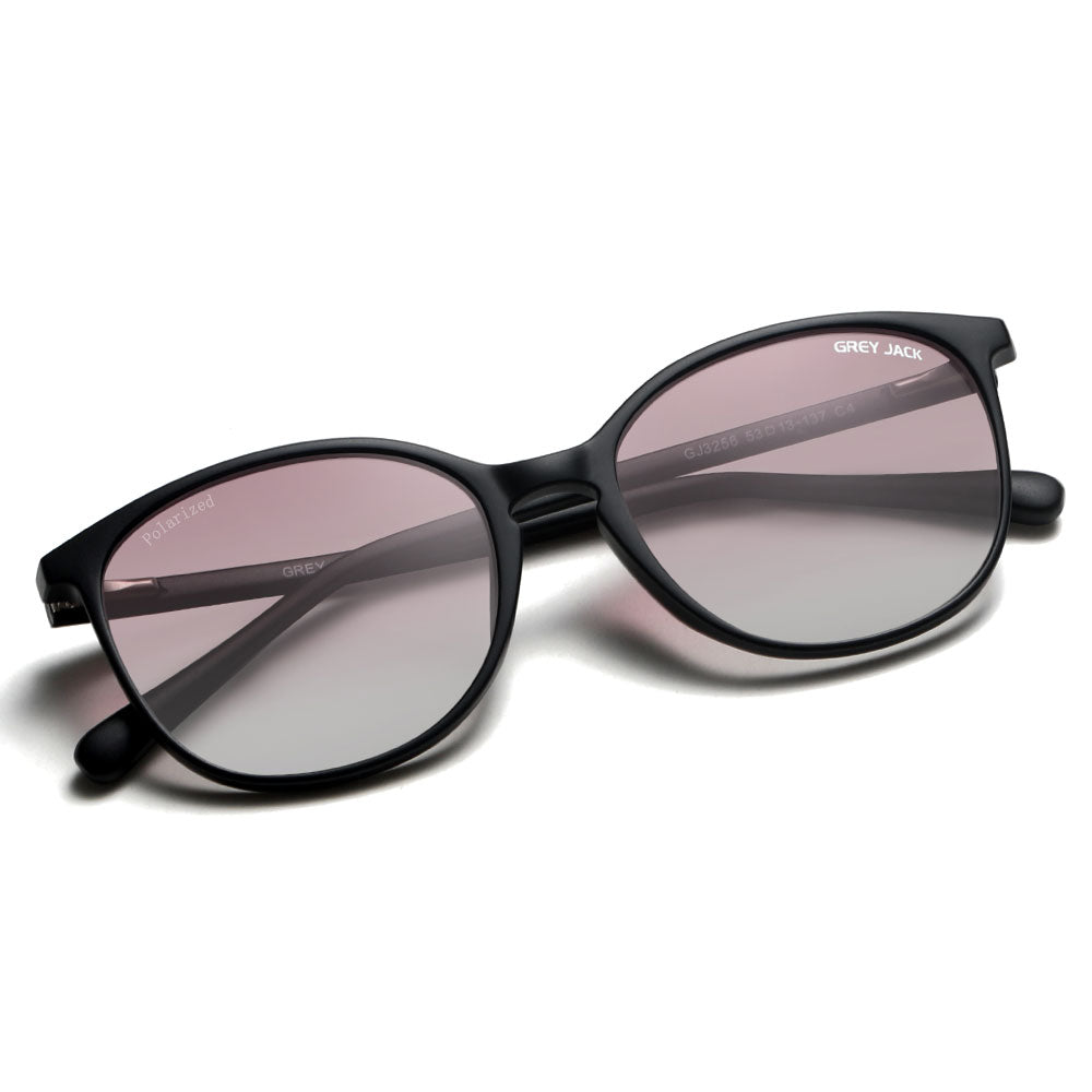 Black Frame Double Purple Lens