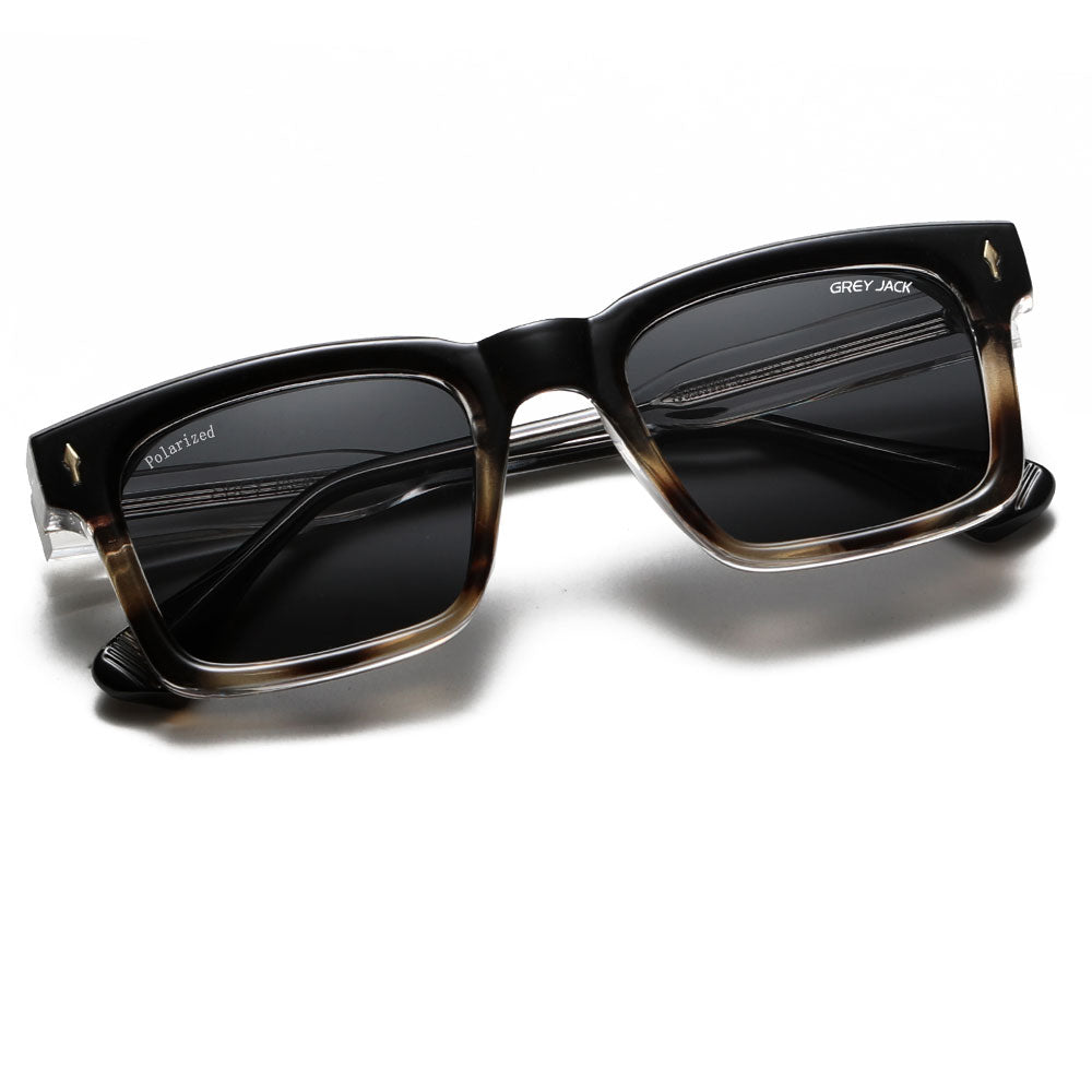 Black Leopard Frame Black Lens