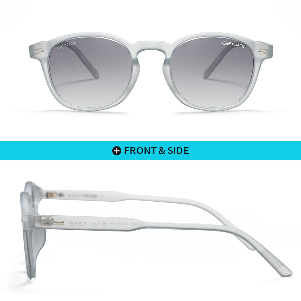 Transparent Grey Frame Gradient Grey Lens