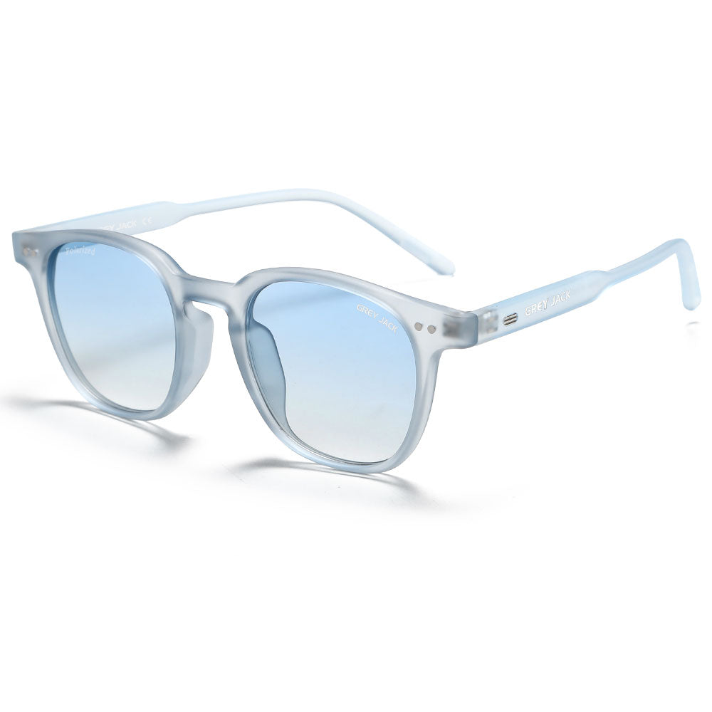 Transparent Blue Frame Gradient Blue Lens