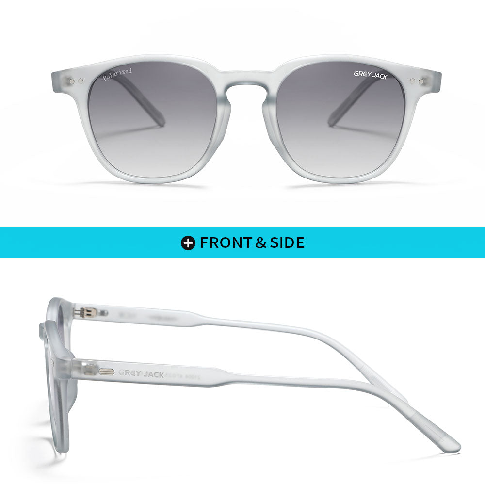 Transparent Grey Frame Gradient Grey Lens