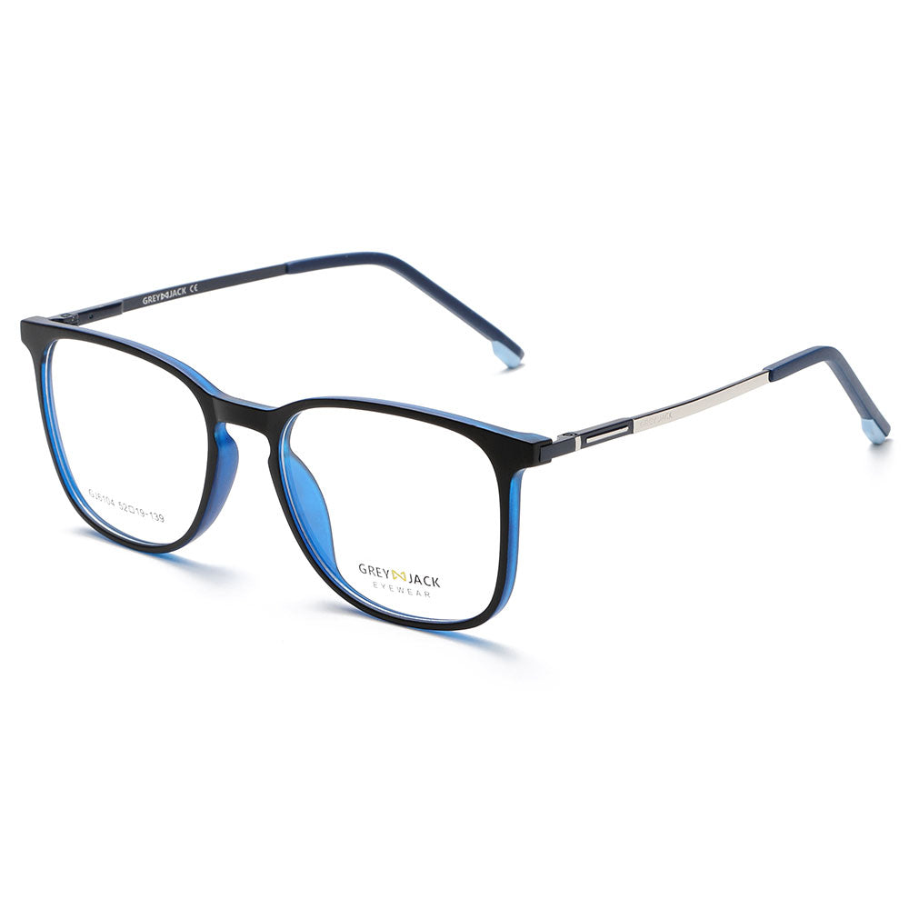 Matte Black Blue Frame