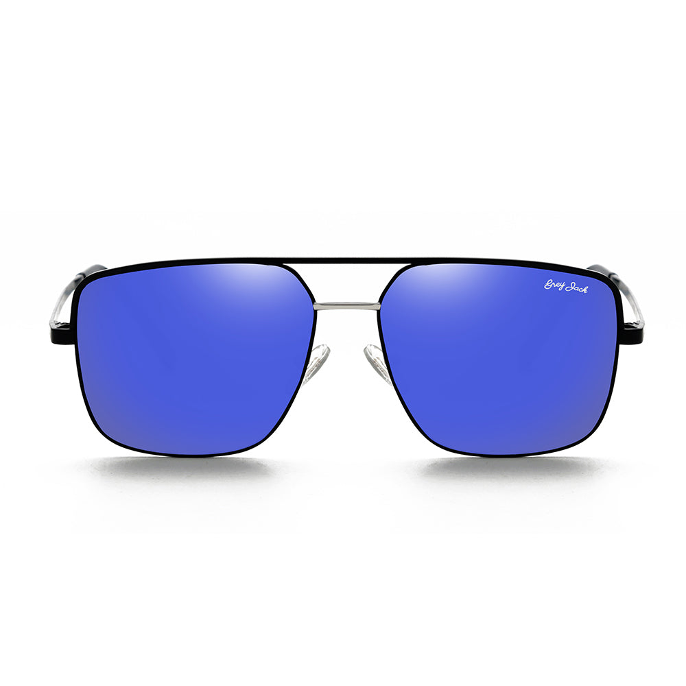 Black(Silver) Frame Blue Lens