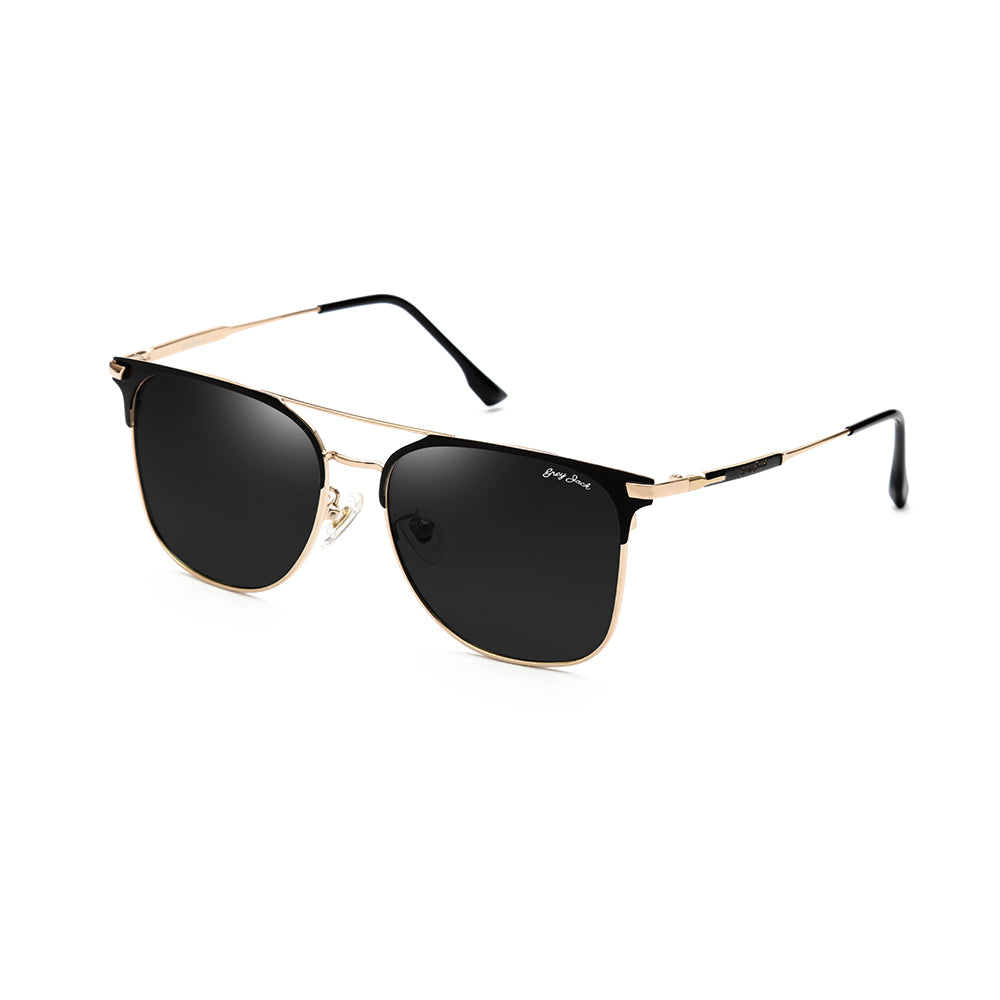 Golden(black) Frame Black Lens