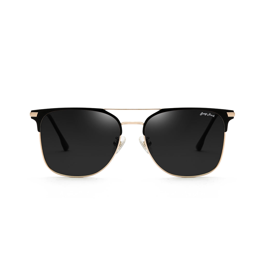 Golden(black) Frame Black Lens