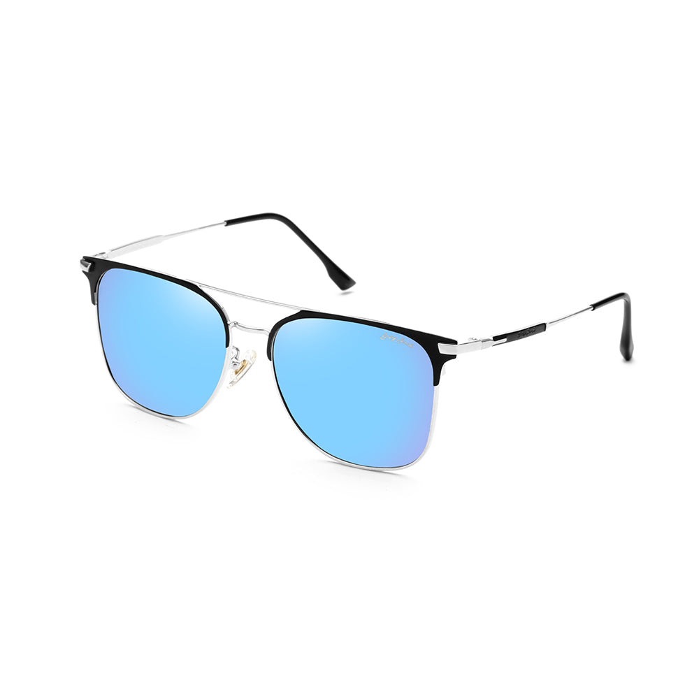 Silver(black) Frame Ice Blue Lens