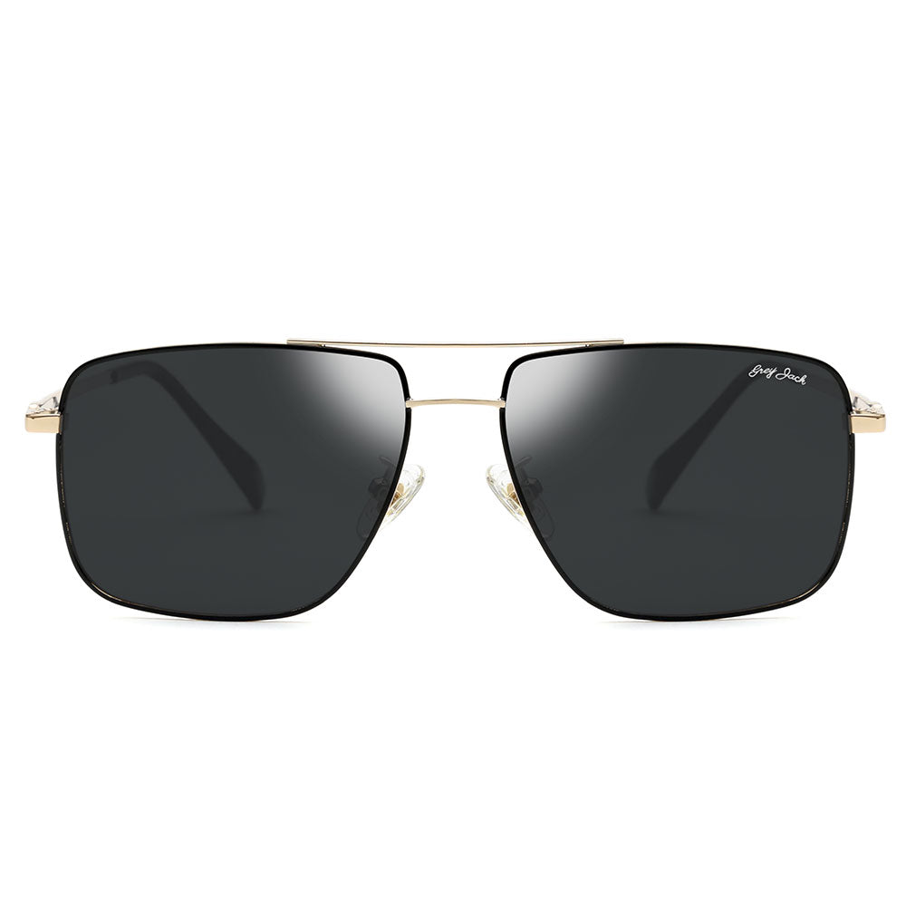 Golden(black) Frame Black Lens