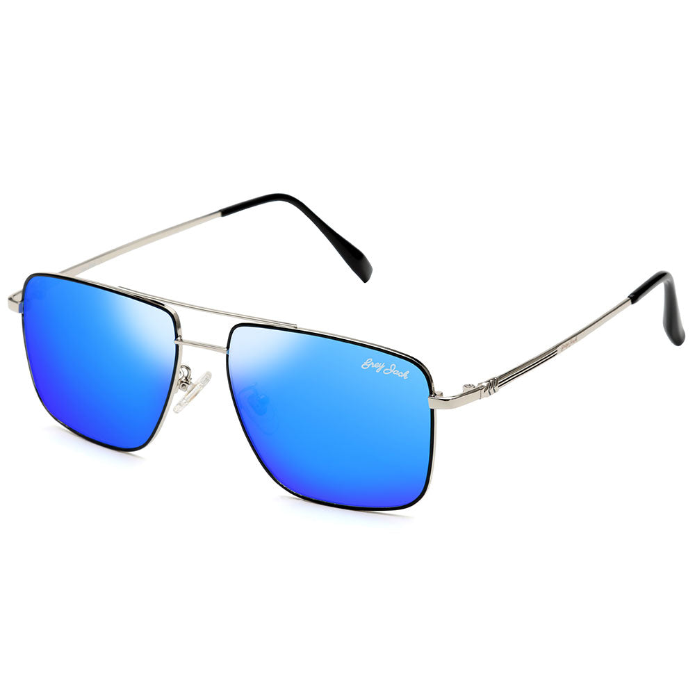 Silver(black) Frame Ice Blue Lens