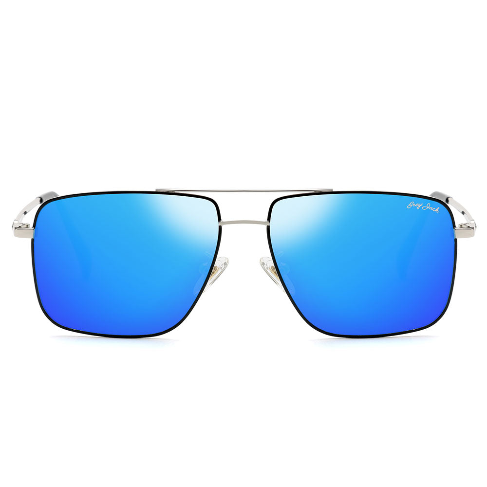 Silver(black) Frame Ice Blue Lens