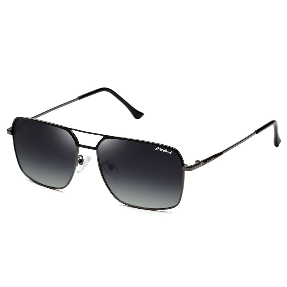 Gun(black) Frame Gradient Black Lens