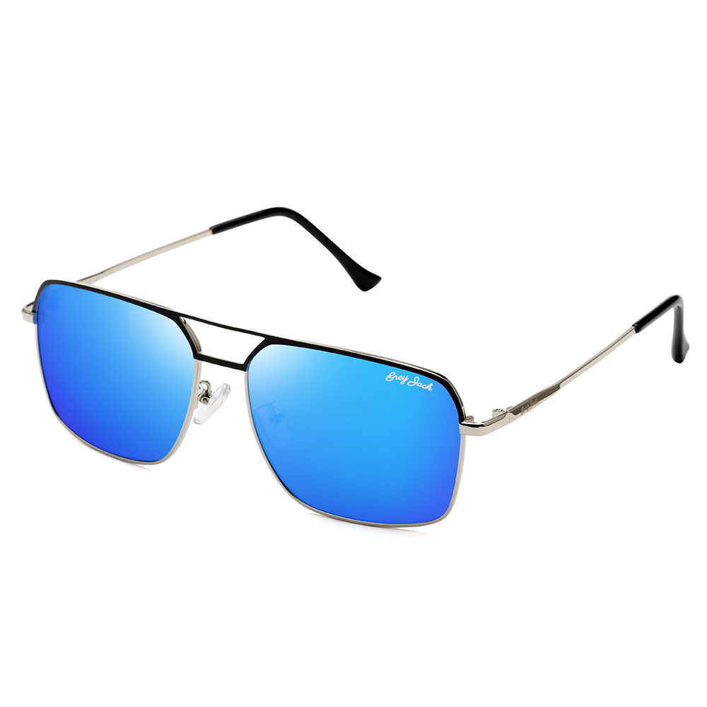 Silver(black) Frame Ice Blue Lens