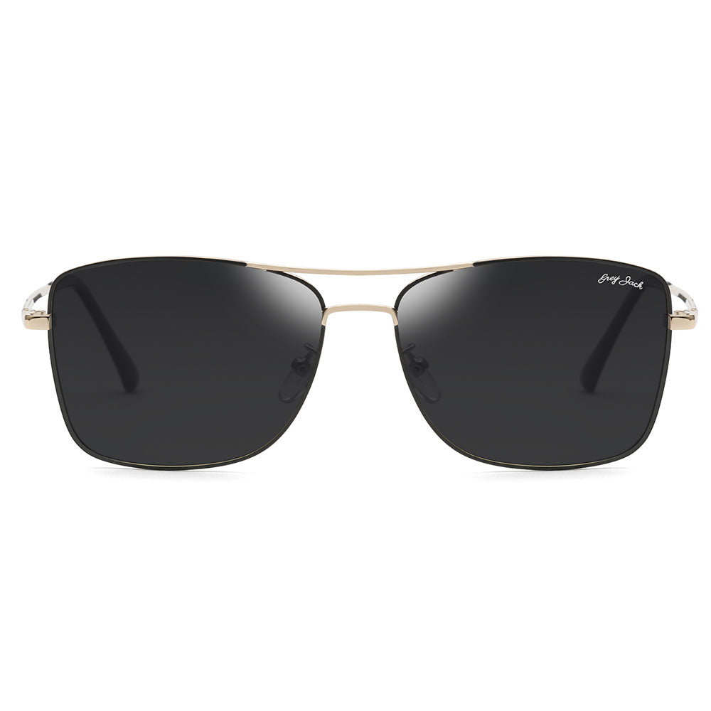 Golden(black) Frame Black Lens