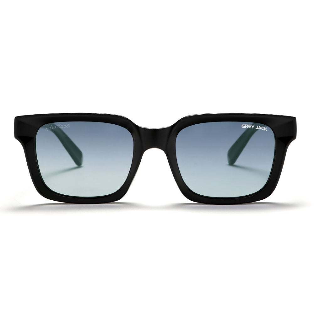 Shiny Black Frame Double Grey Lens