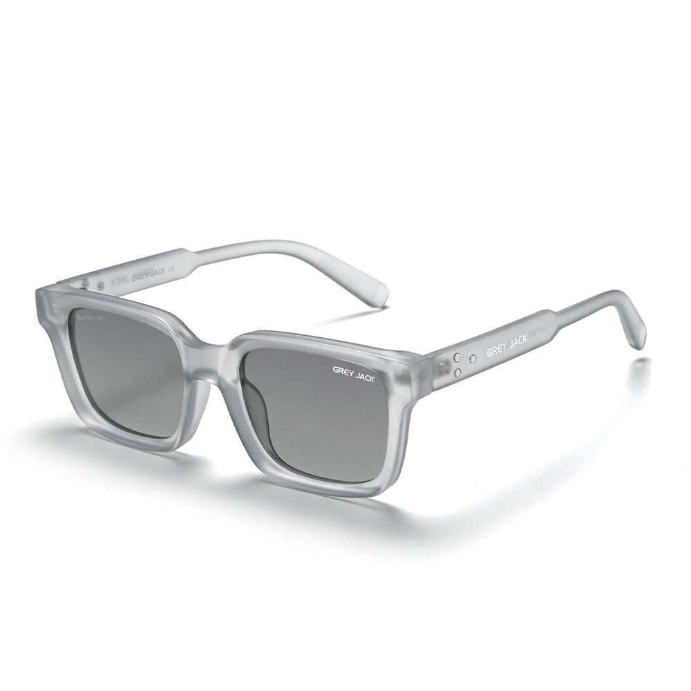 Light Grey Frame Grey Lens