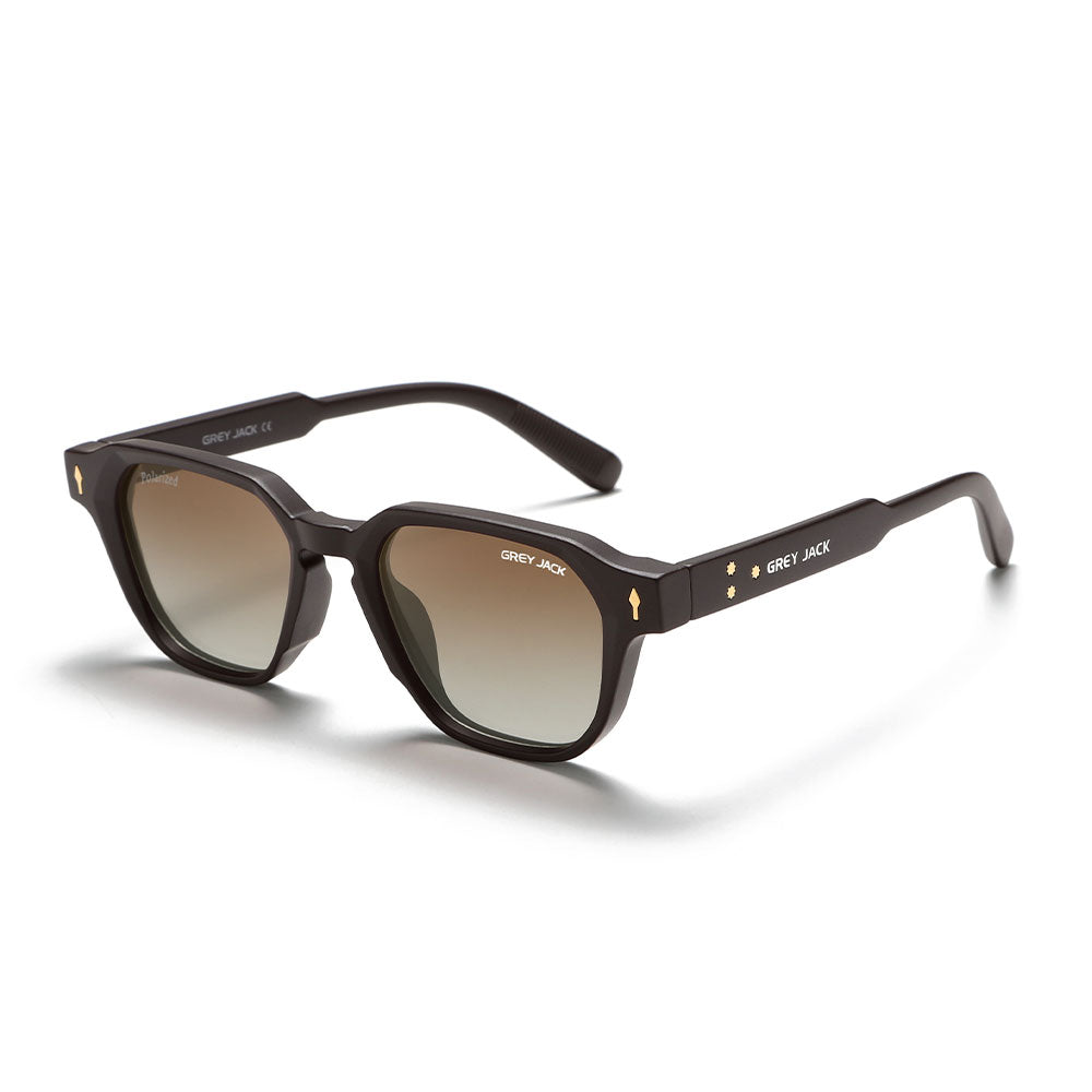 Matte Brown Frame Double Brown Lens