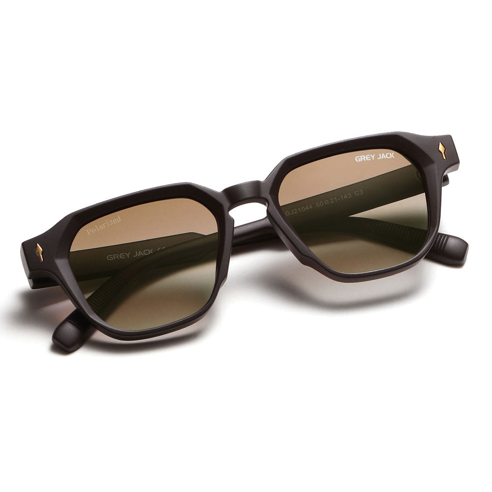 Matte Brown Frame Double Brown Lens