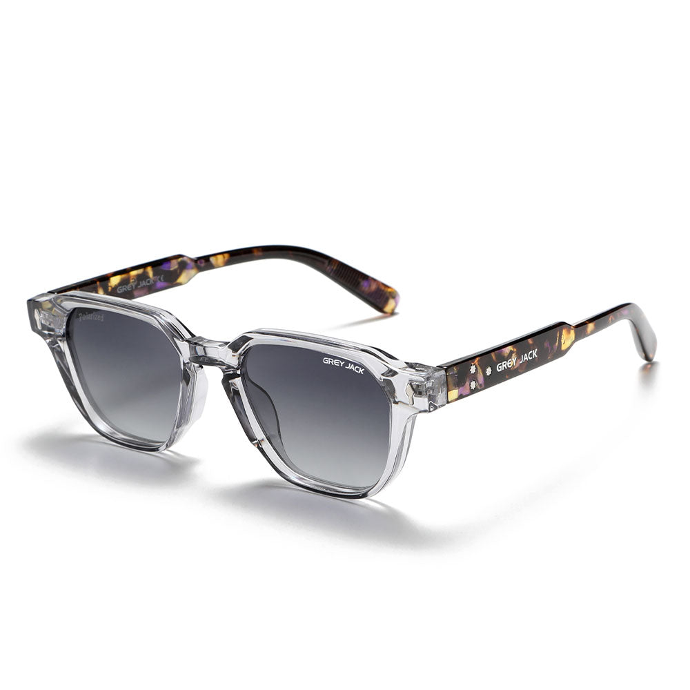 Transparent Grey Frame Double Grey Lens