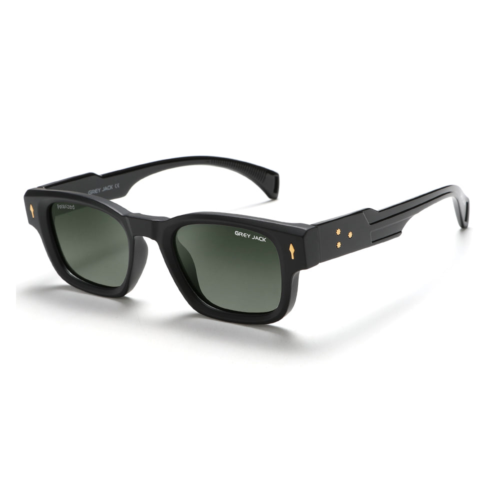 Matte Black Frame Double Green Lens
