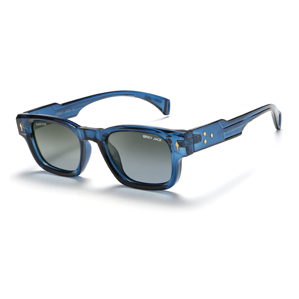 Blue Frame Double Green Lens