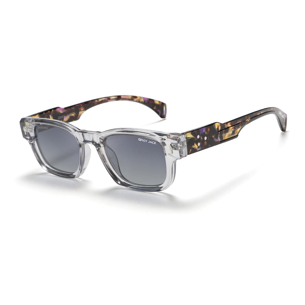 Transparent Grey Frame Double Grey Lens