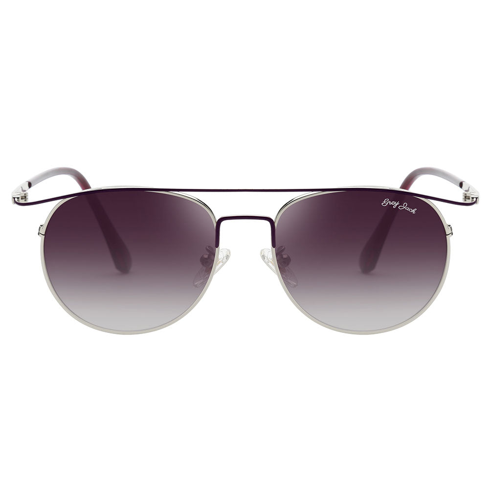 Purple Silver Frame Gradient Purple Lens