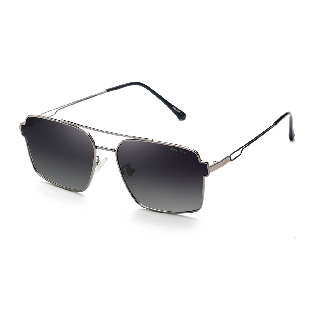 Gun Frame Gradient Black Lens