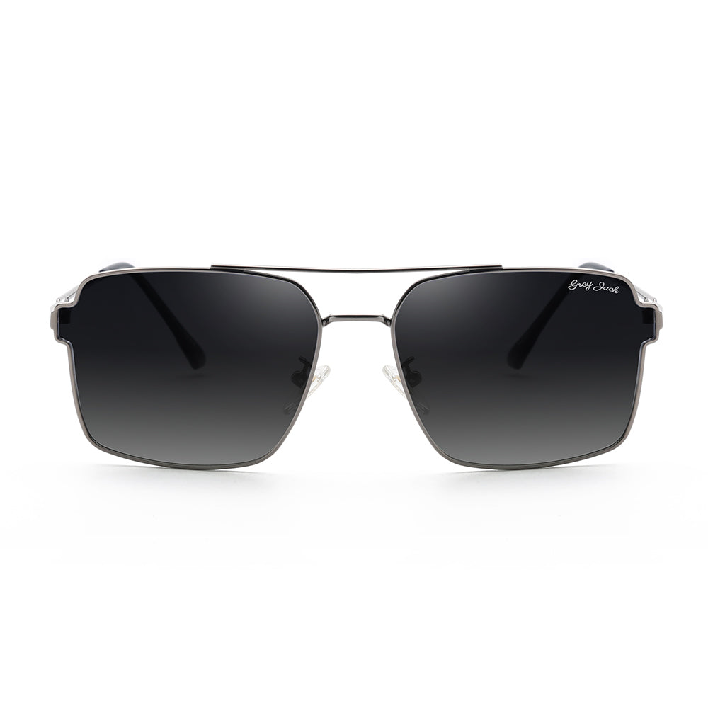 Gun Frame Gradient Black Lens