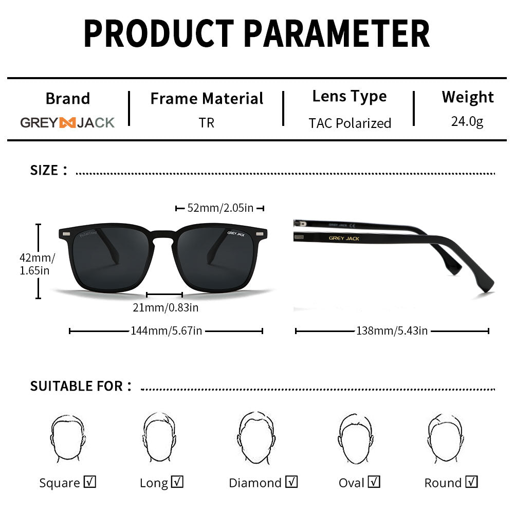 Black Frame Black Lens