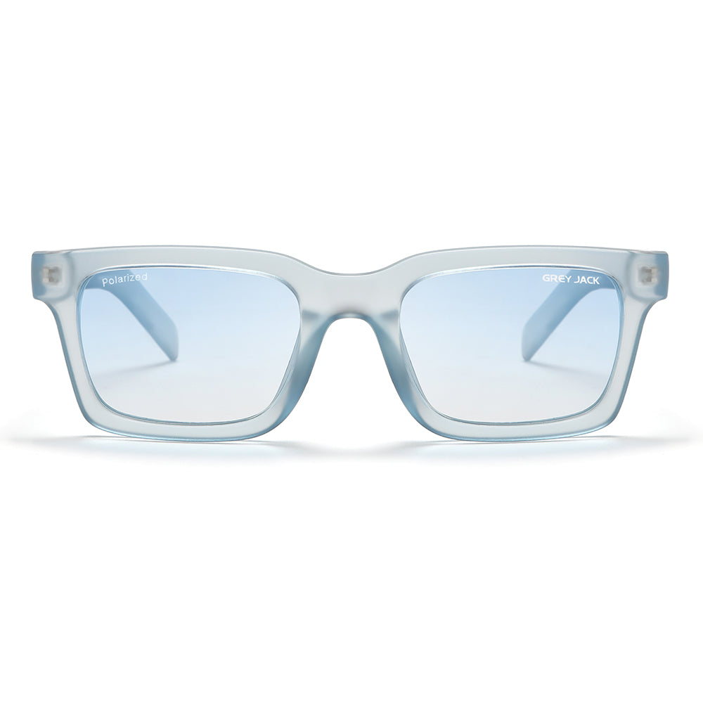 Transparent Blue Frame Gradient Blue Lens