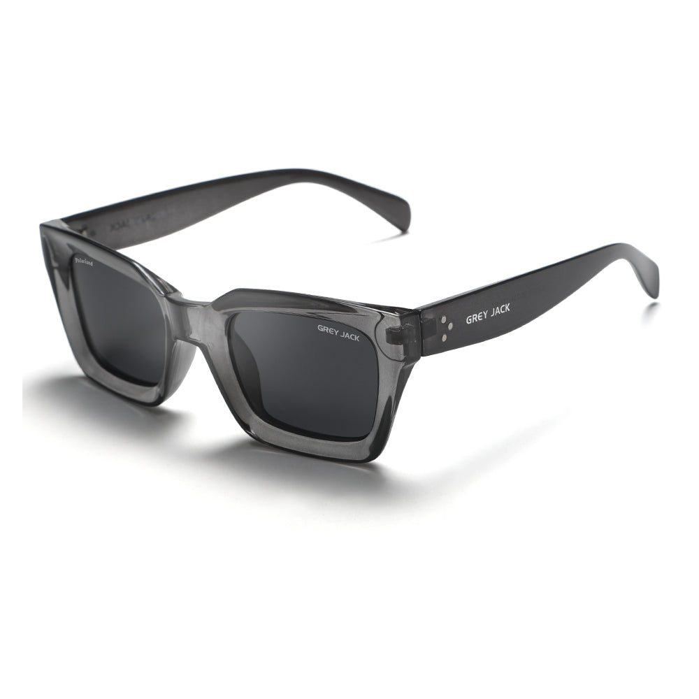 Grey Frame Black Lens