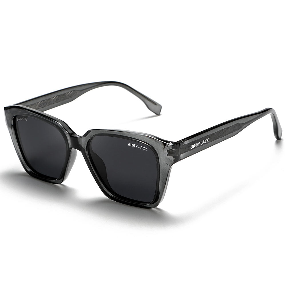 Grey Frame Black Lens