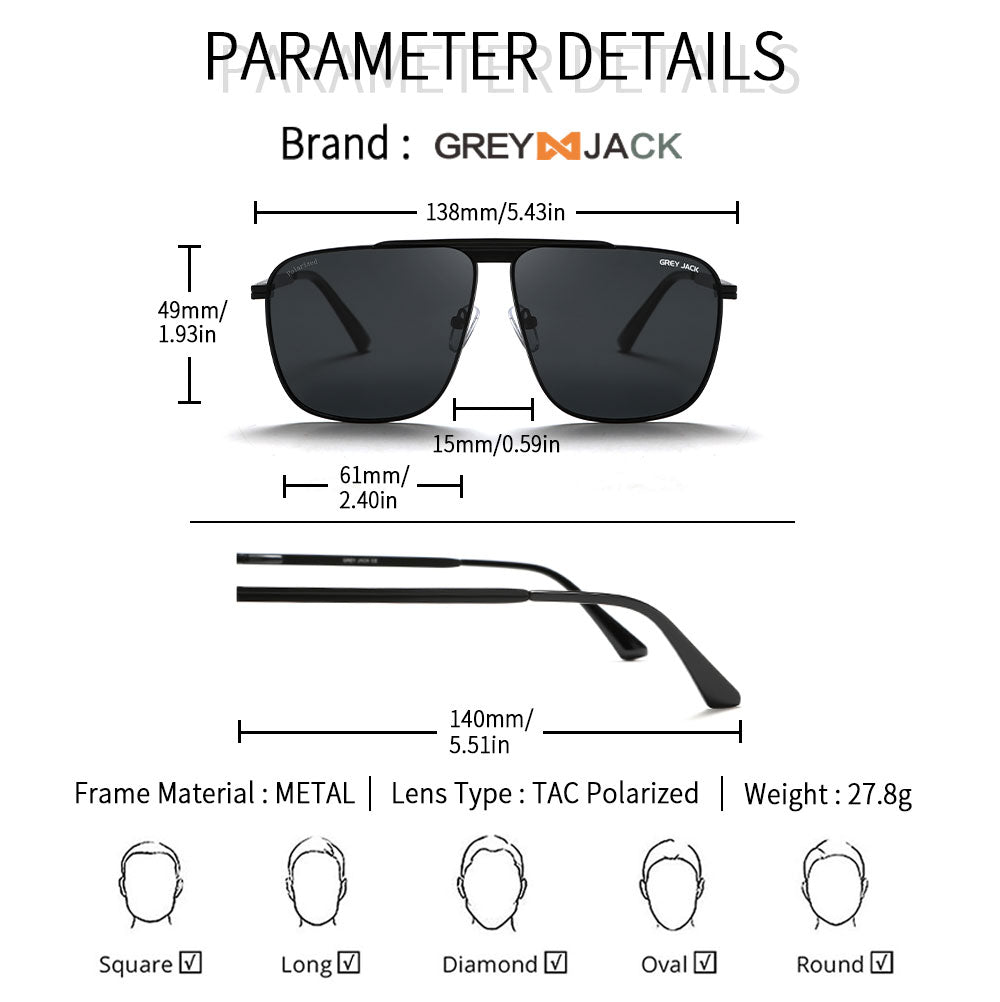 Black Frame Black Lens