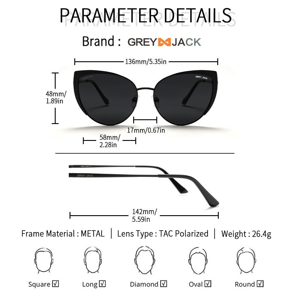 Black Frame Black Lens