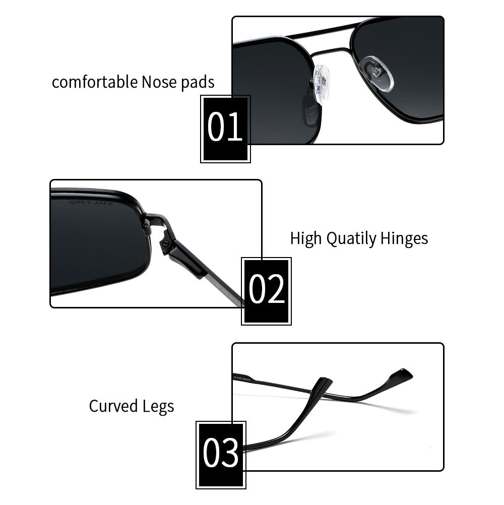 Black Frame Black Lens