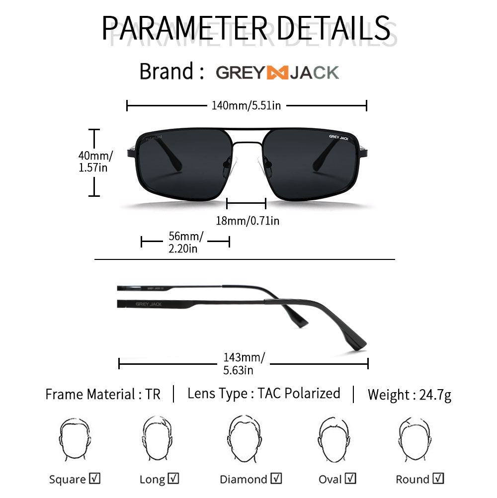 Black Frame Black Lens