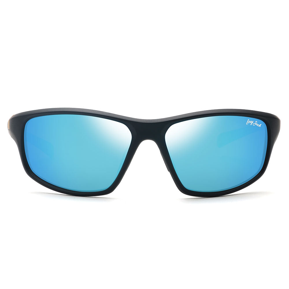 Matte Black Frame Ice Blue Lens