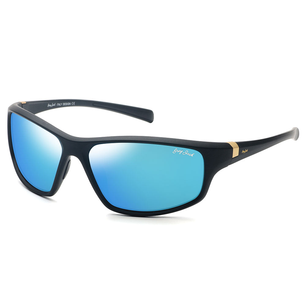 Matte Black Frame Ice Blue Lens