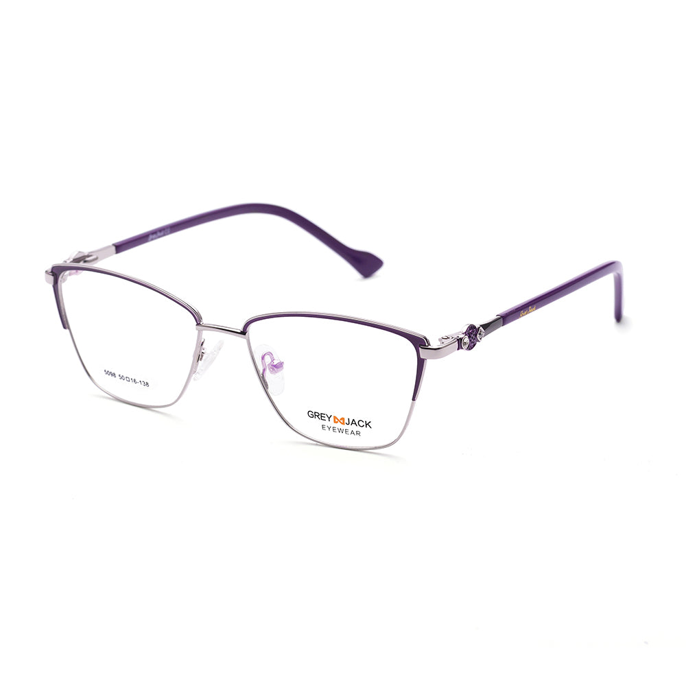 Purple Silver Frame