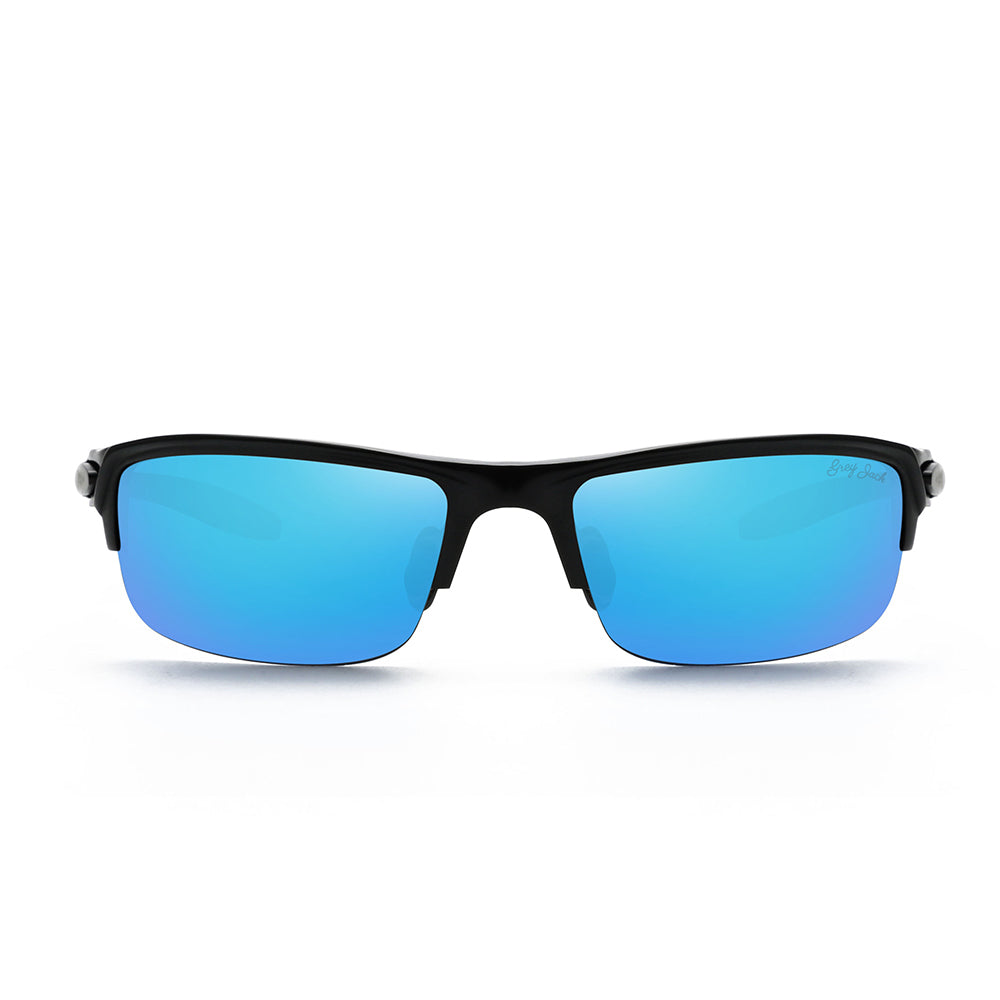 Black Frame Ice Blue Lens