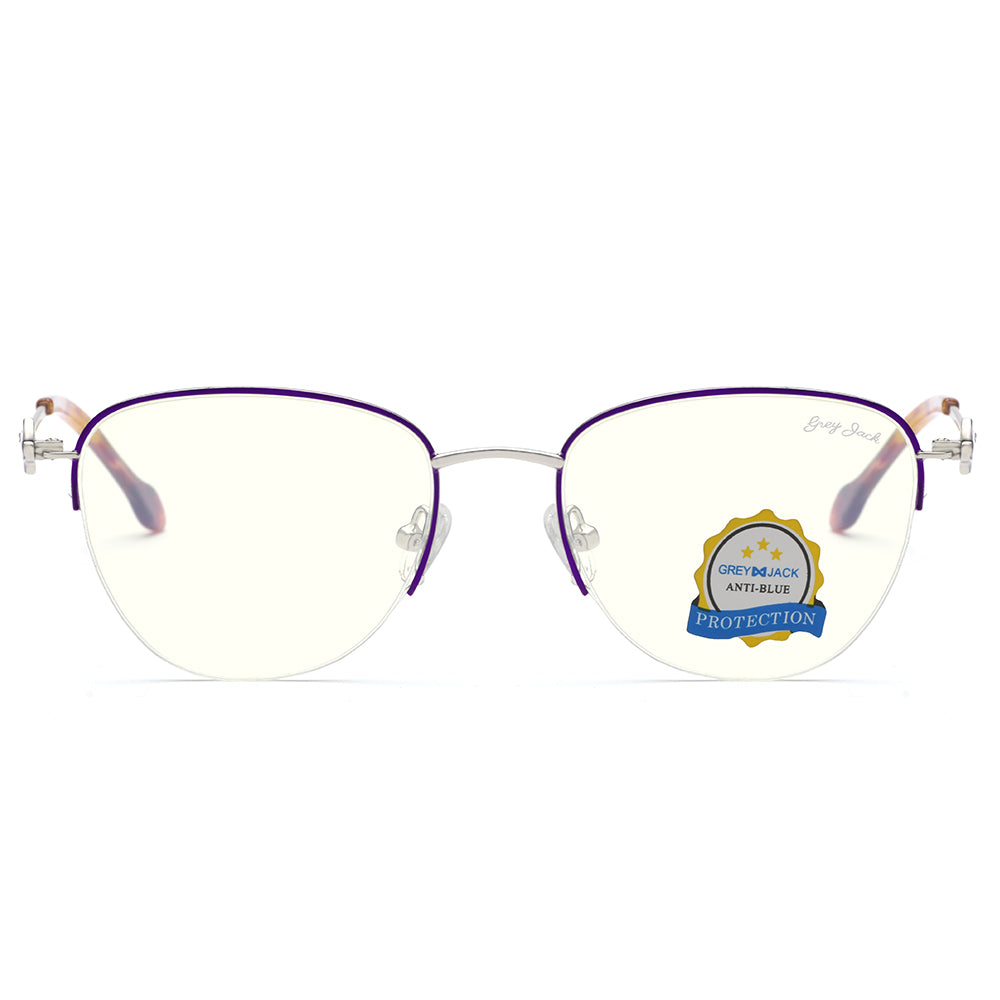 Purple Silver Frame